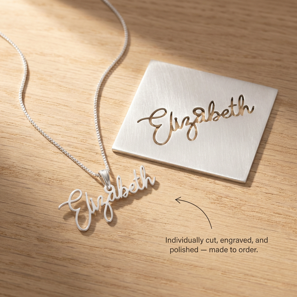 Script Name Necklace