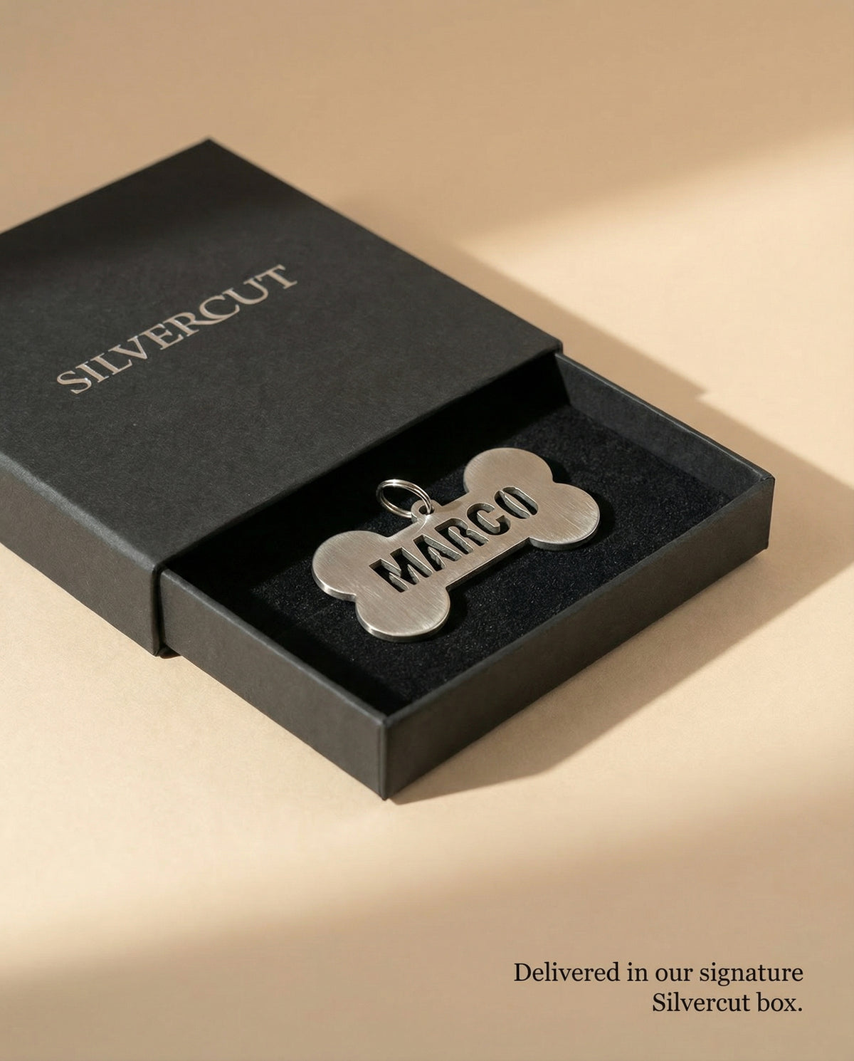 Cut-out Bone Name Tag