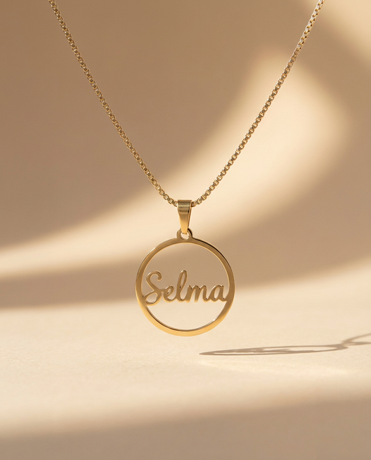 Round Name Necklace