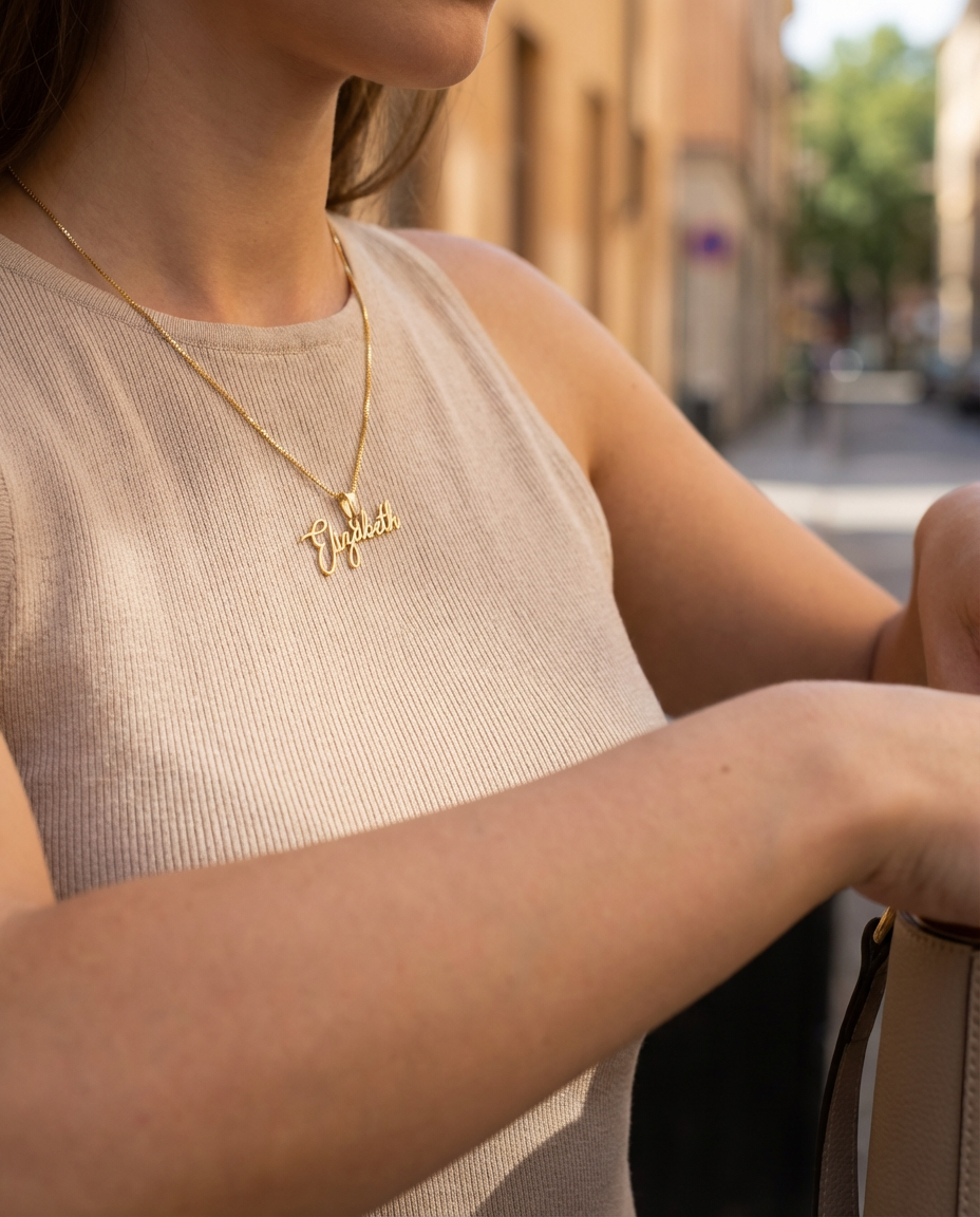 Script Name Necklace
