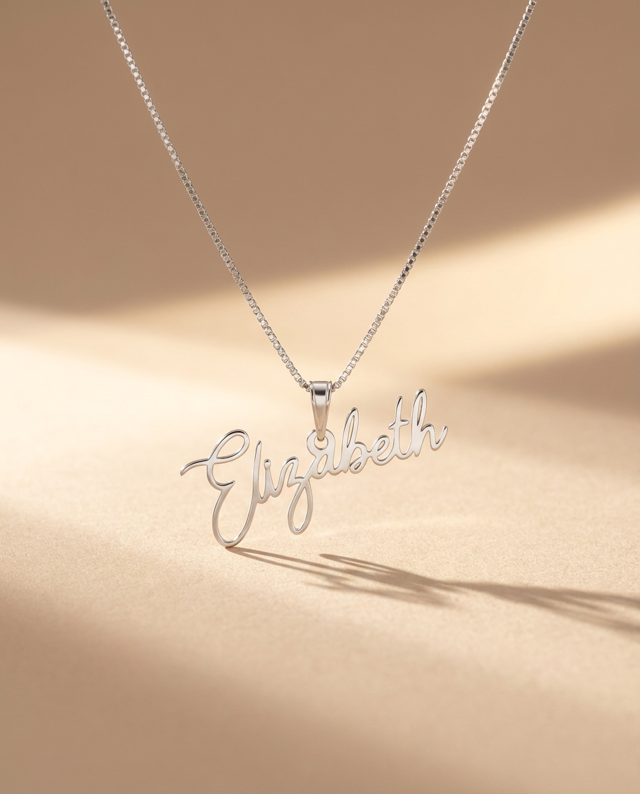 Script Name Necklace