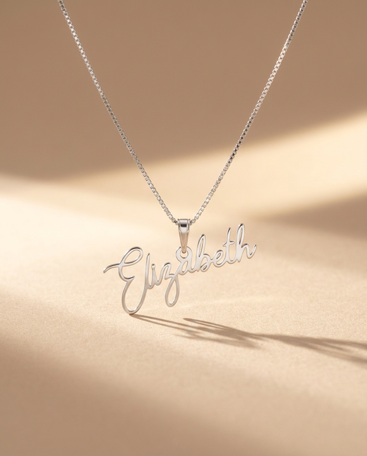 Script Name Necklace