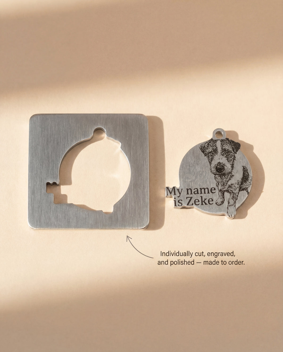 Life-Like Round Collar Tag