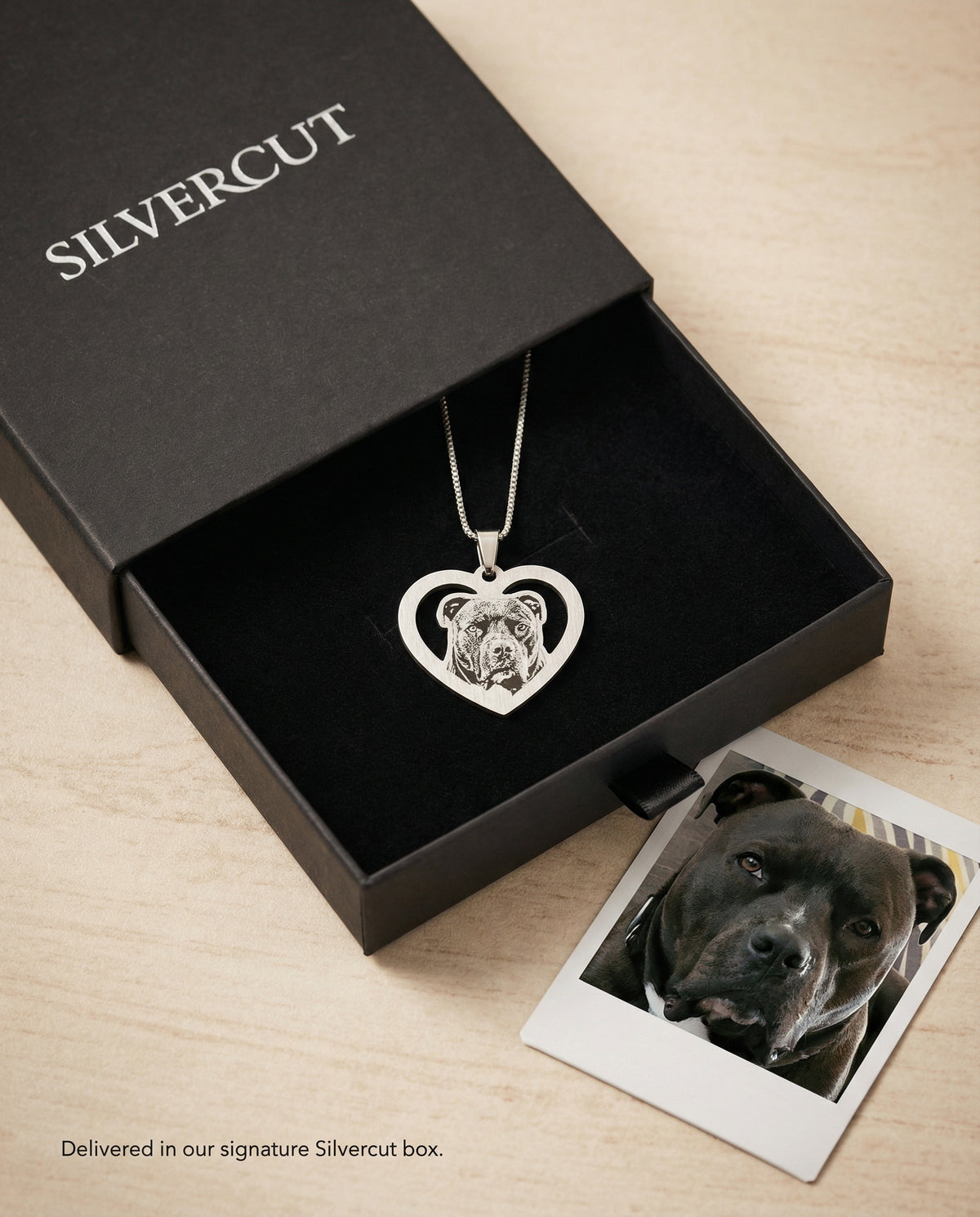 Halo Heart Necklace