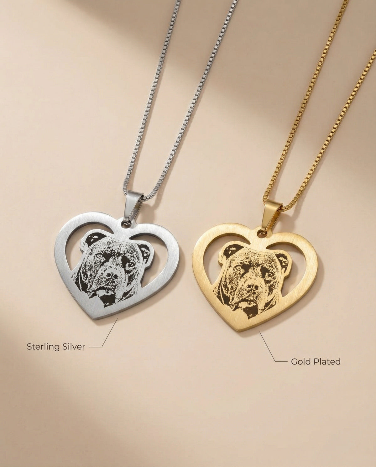 Halo Heart Necklace